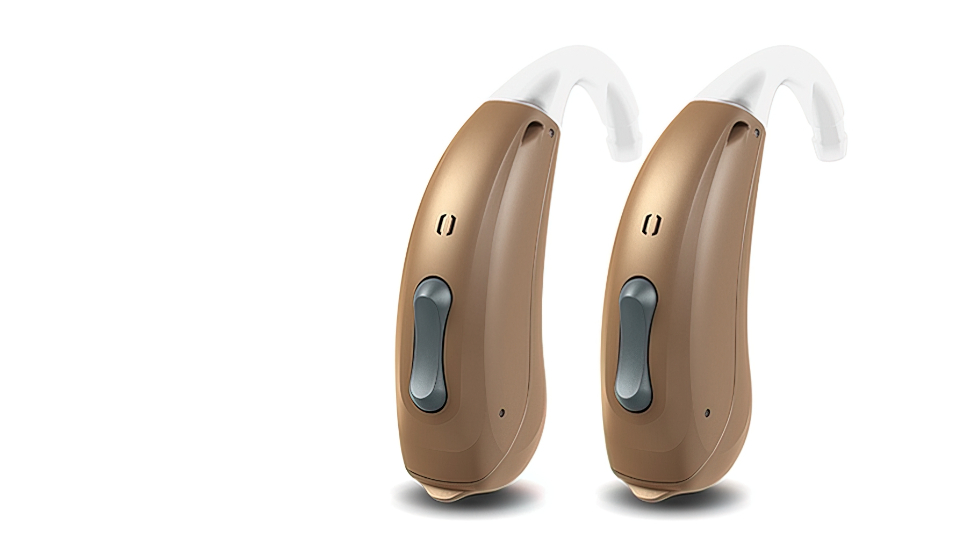 Audio Service: Zwei AudioService Duo G5 Hinder-dem-Ohr Hörgeräte 