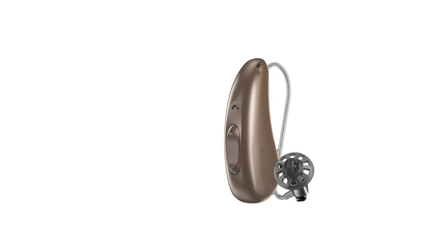 Audio Service: Einzelnes Akku-Hörgerät mit externem Lautsprecher