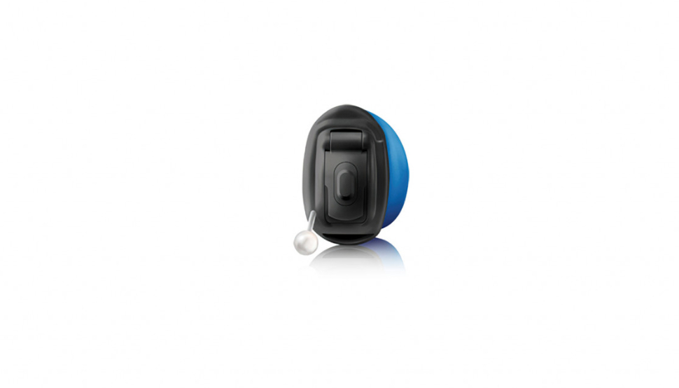 Hansaton: Hansaton Im-Ohr-Hörgerät IIC in blau-schwarz