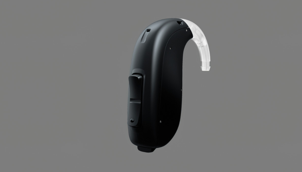 Oticon: Oticon Ruby HdO-Hörgerät in schwarz