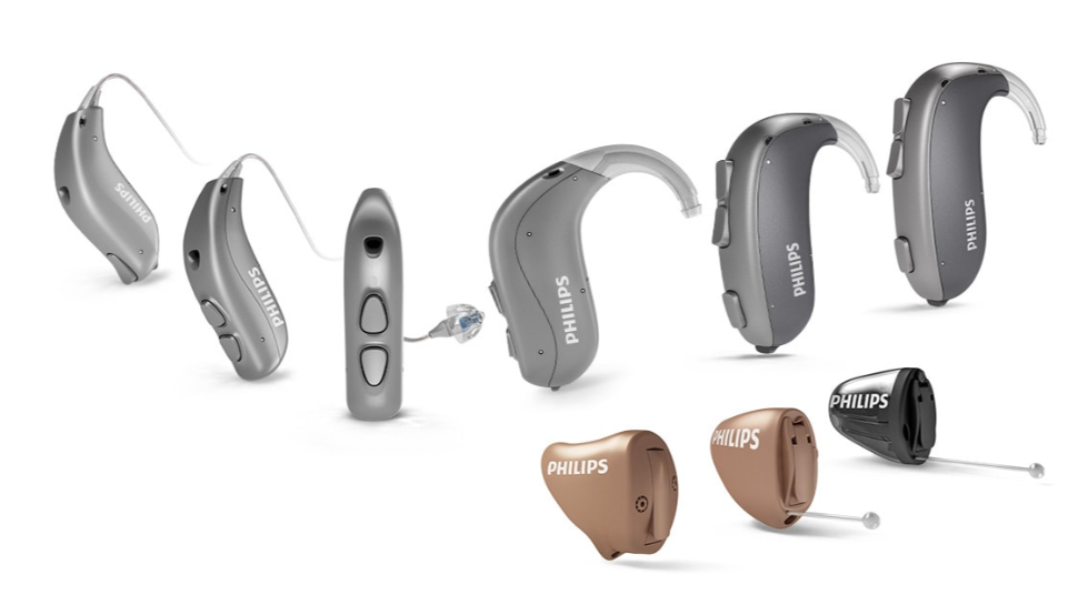 Philips: Hörgerätefamilie mit allen Bauformen