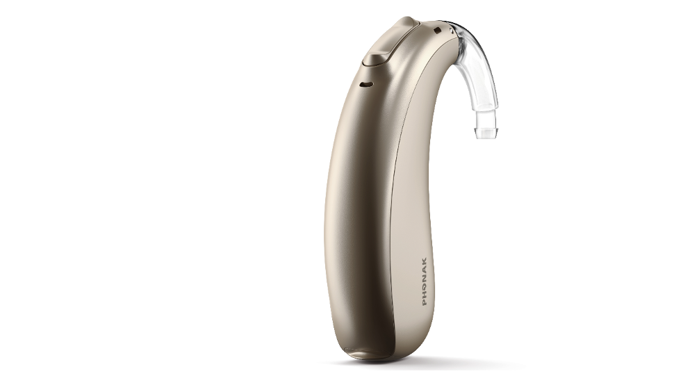 Phonak: champagnerfarbenes Hörgerät