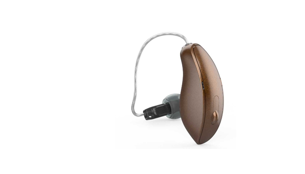Starkey: caramelfarbenes Ex-Hörer-Hörgerät