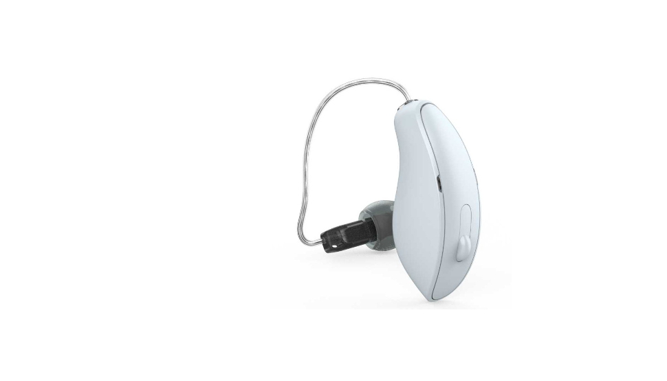 Starkey: weißes Ex-Hörer-Hörgerät