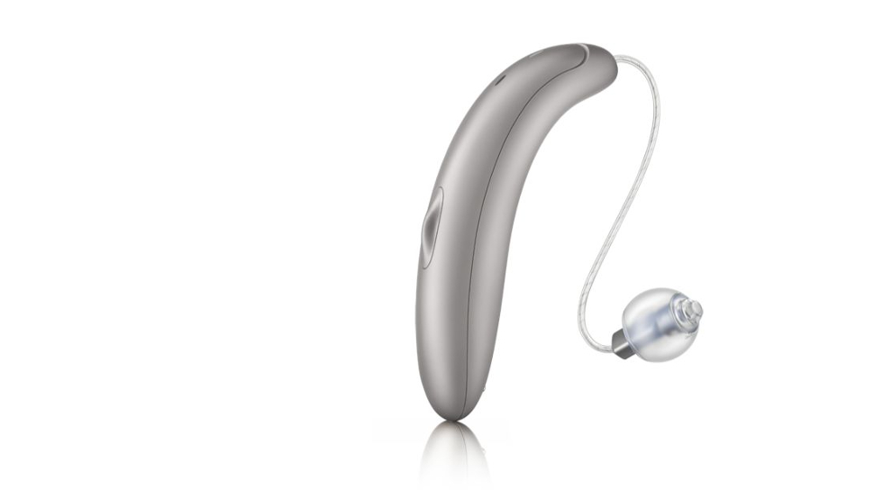 Unitron: Einzelnes Akku-Hörgerät mit externem Lautsprecher