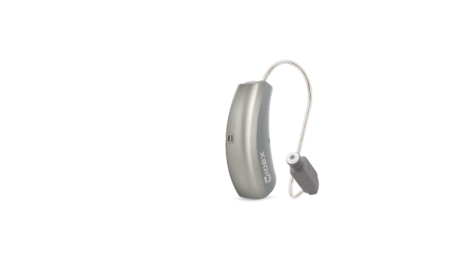 Widex: Schmales Hinter-dem-Ohr-Gerät ohne Schalter