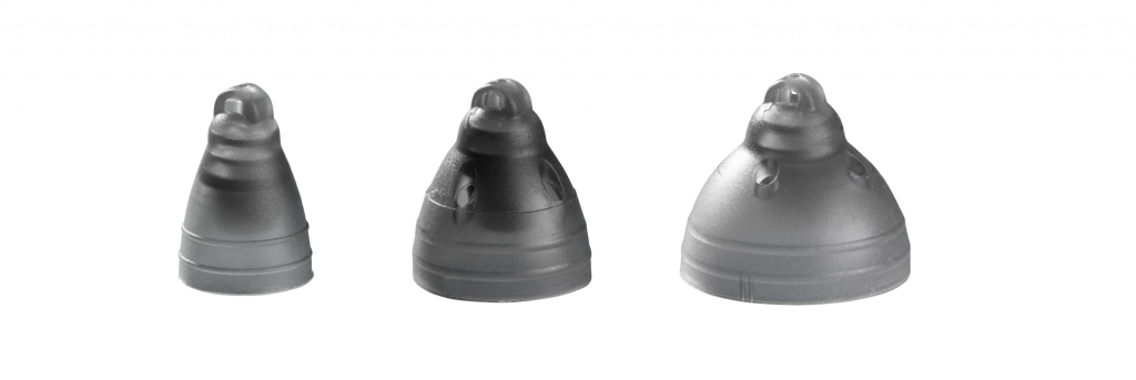 Hörgeräte 2025: Alles, was Sie wissen müssen 16 Drei Domes bzw. Schirmchen für RIC-Hörgeräte