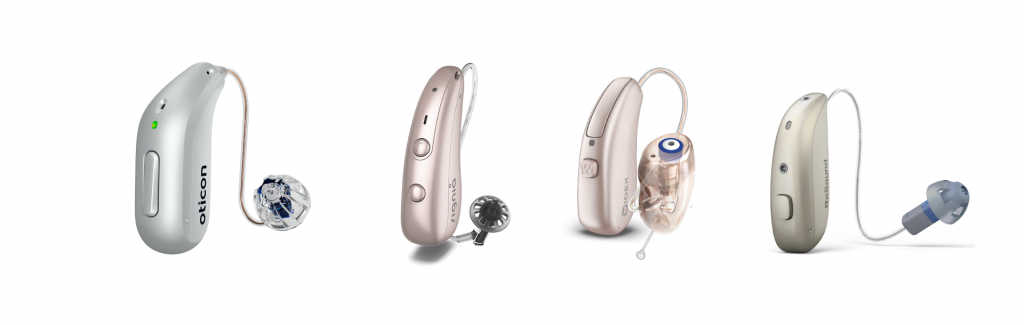 Hörgeräte-Bauformen: Verschiedene RIC-Modelle