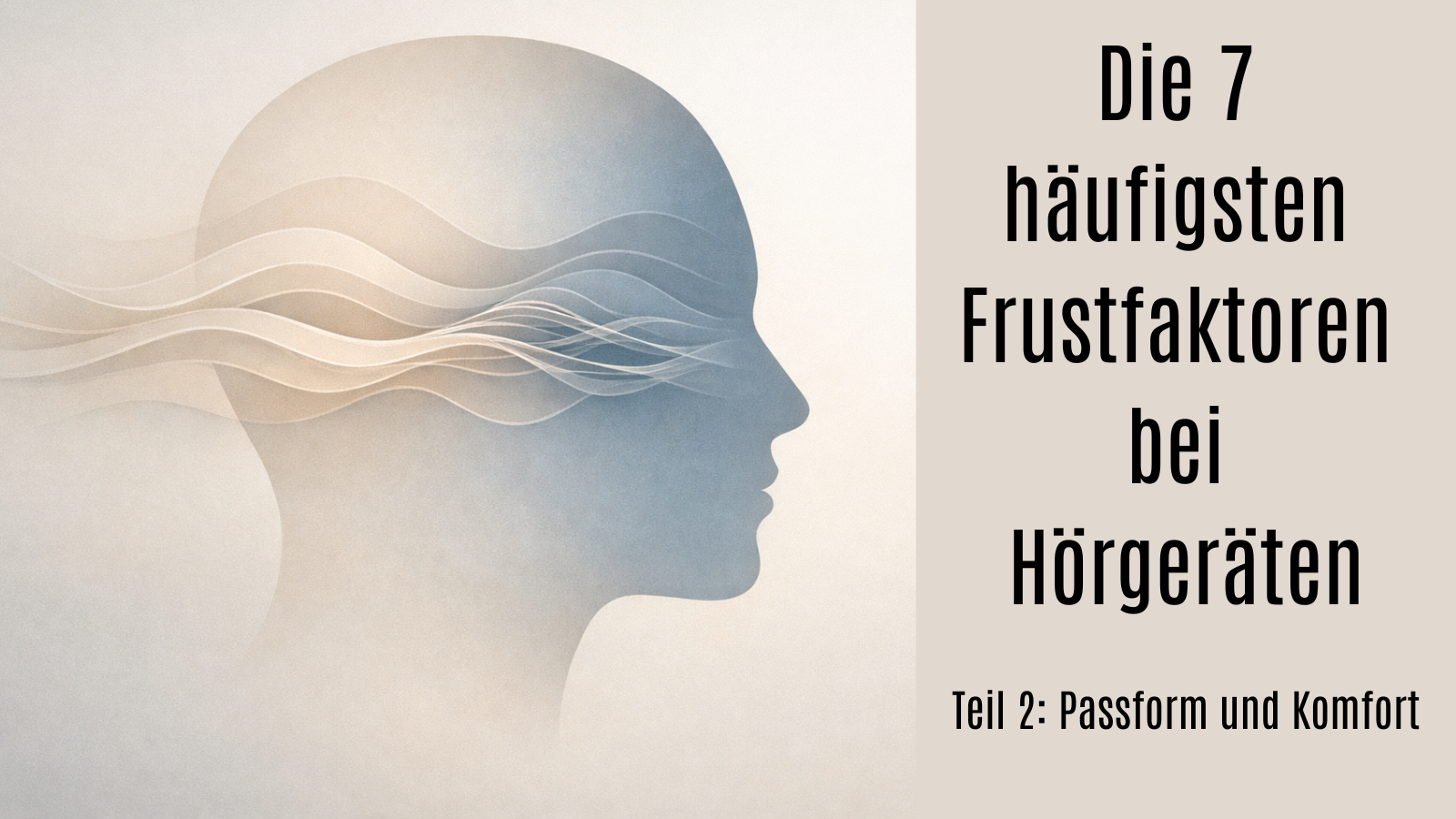 Teil 2: Passform und Komfort - wenn das Ohr nicht mitspielt 1